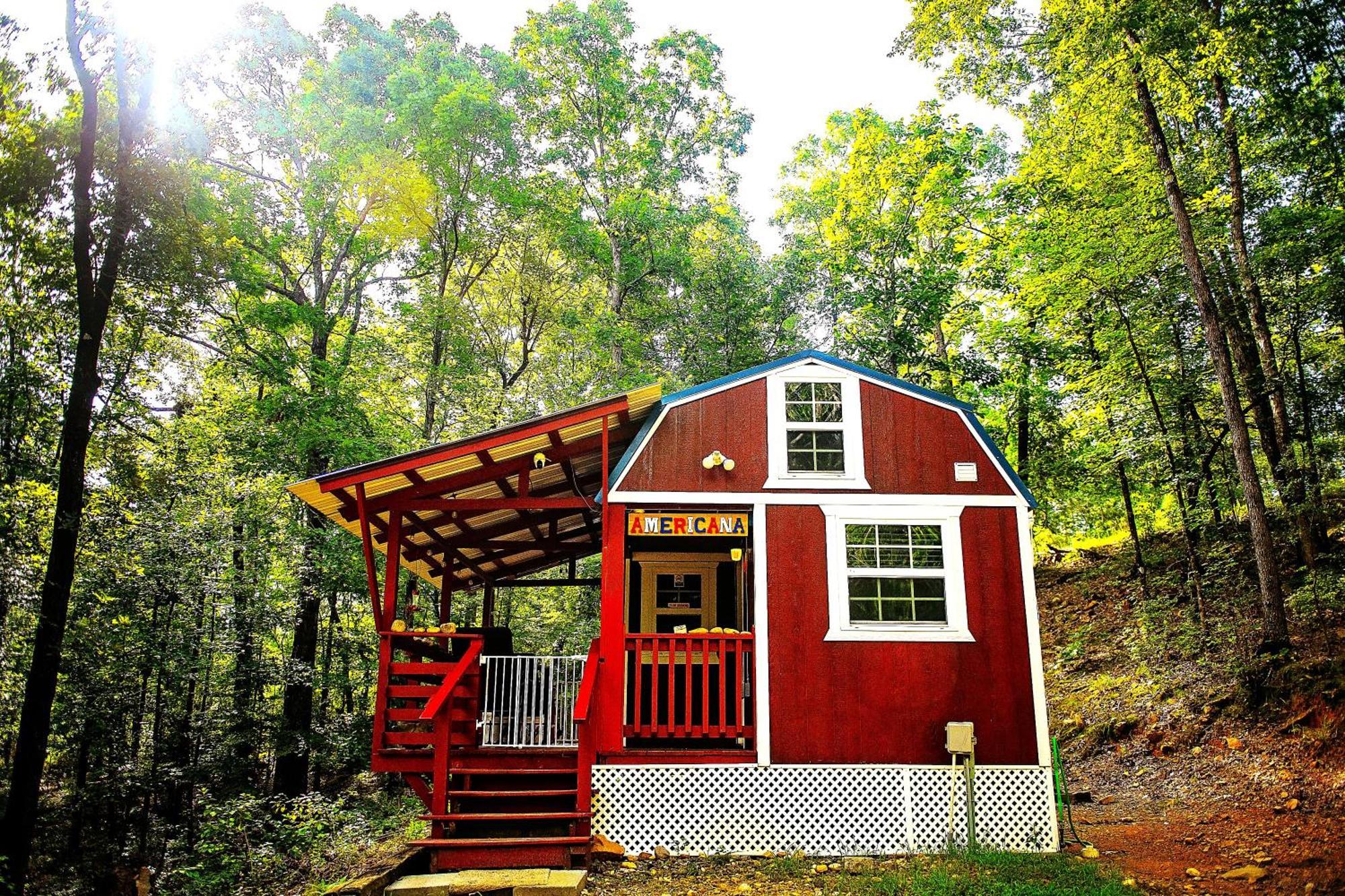 The Americana - Parker Creek Bend Cabins Murfreesboro Exterior foto